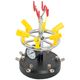 Air Brush Stand (6) 6 Ports & Pressure Guage